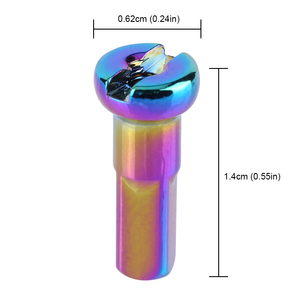 Mountain Biking Tips - 10 stuks fietsnaalden van aluminiumlegering, 14G,