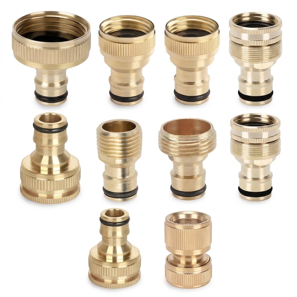 Spoke Nipple Brass - Messing 1/2 3/4 1 inch mannelijke/vrouwelijke