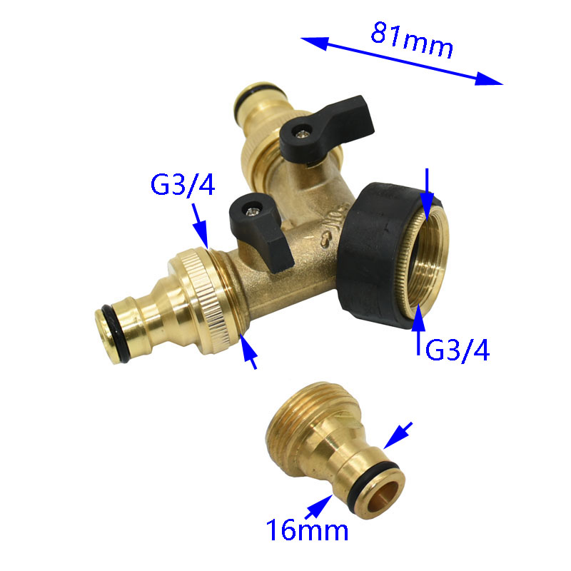 Messing 3/4' Vrouwelijke 2-weg - Spoke Nipple Brass recensie en prijs